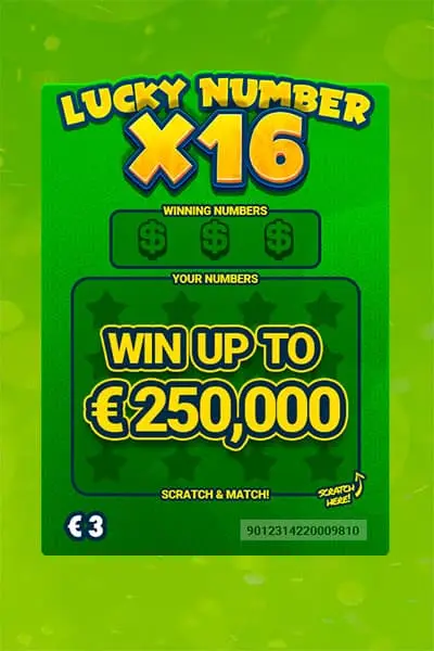Lucky Numbers X16