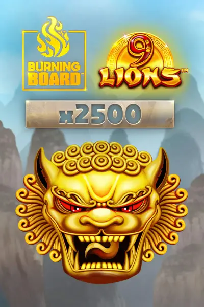 9 Lions Burning Board