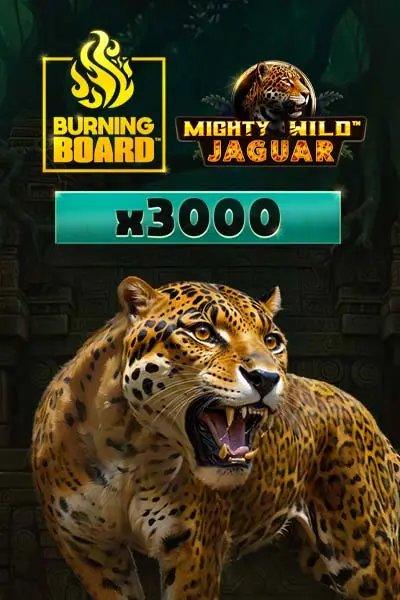 Mighty Wild Jaguar Burning Board