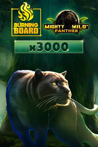 Mighty Wild Panther Burning Board