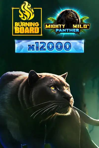 Mighty Wild Panther Diamond Burning Board