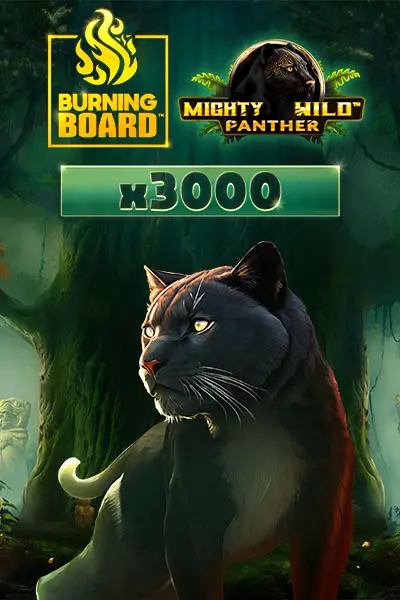 Mighty Wild Panther Gold Burning Board