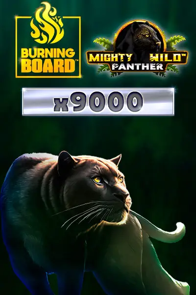 Mighty Wild Panther Platinum Burning Board Scratchcard